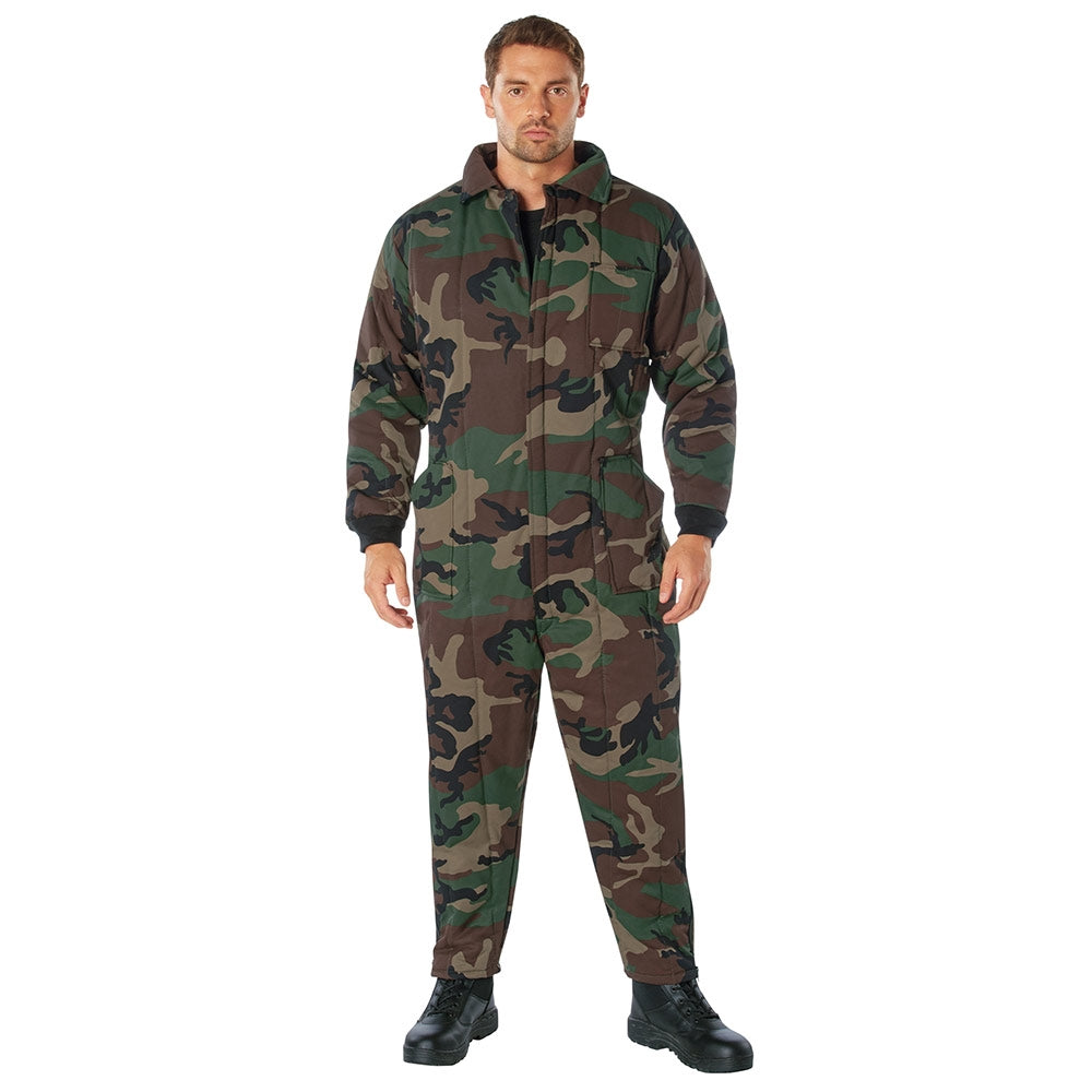 Rothco Woodland Camo Insulated Coveralls - 7015