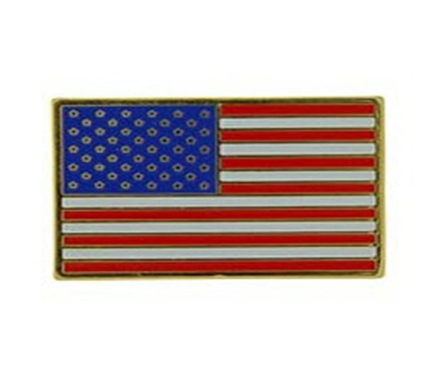 Rectangle USA Flag-Pin P03288
