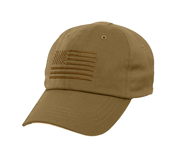 Rothco Coyote Tactical Operator Cap with US Flag 4639