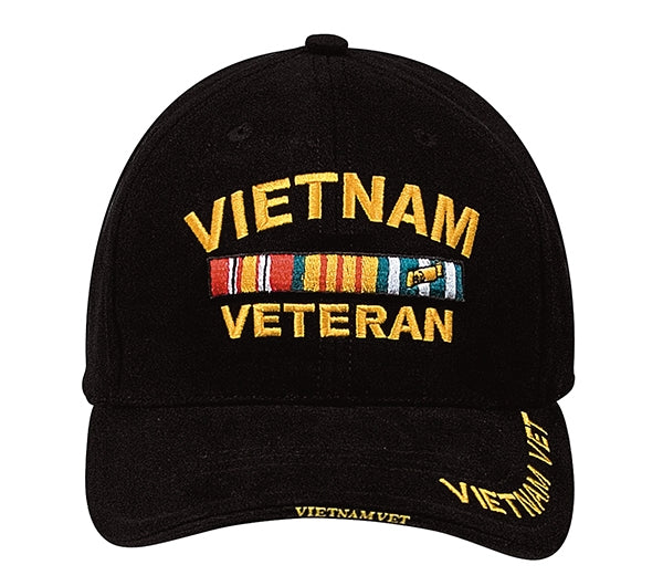 Rothco Black Vietnam Veteran Cap 9321