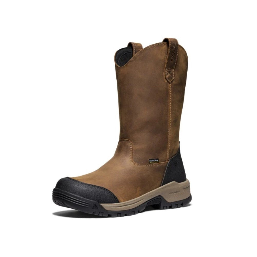 Keen Utility Evanston Waterproof Soft Toe Metal Free Pull On Work Boot 1030489