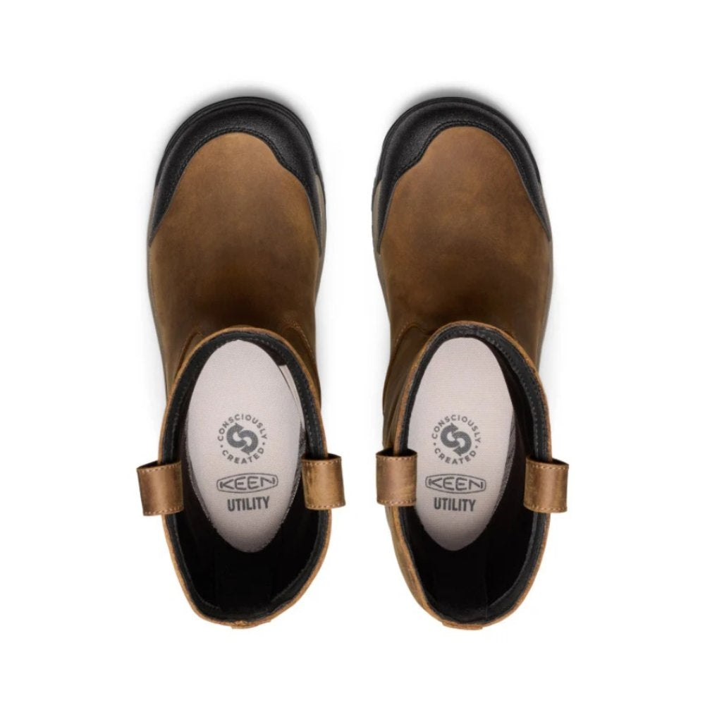 Keen Utility Evanston Waterproof Soft Toe Metal Free Pull On Work Boot 1030489