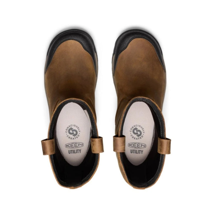 Keen Utility Evanston Waterproof Soft Toe Metal Free Pull On Work Boot 1030489