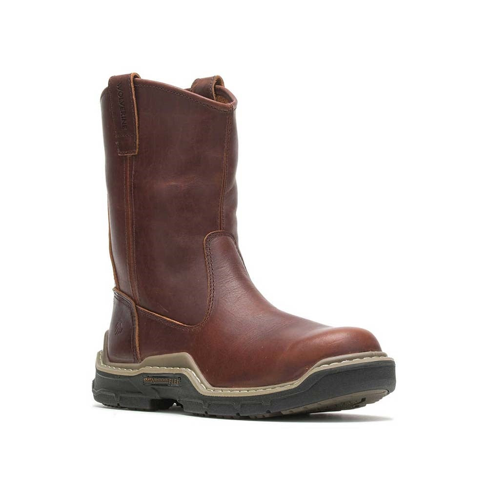 Wolverine Raider DuraShocks CarbonMAX Composite safety toe Wellington Pull on Work Boot W211105