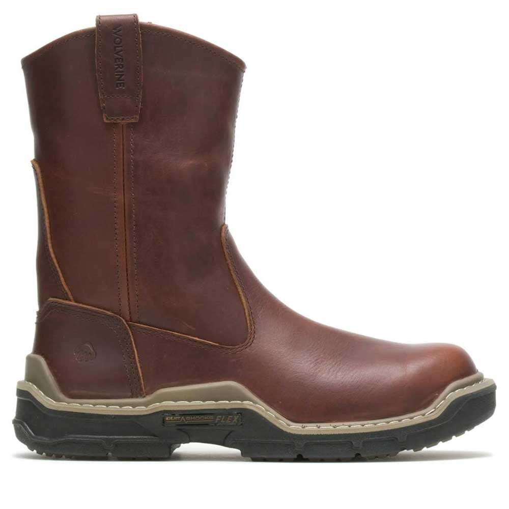 Wolverine Raider DuraShocks CarbonMAX Composite safety toe Wellington Pull on Work Boot W211105