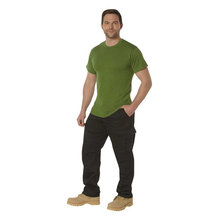 Rothco Solid Heather Green T-Shirt 66675