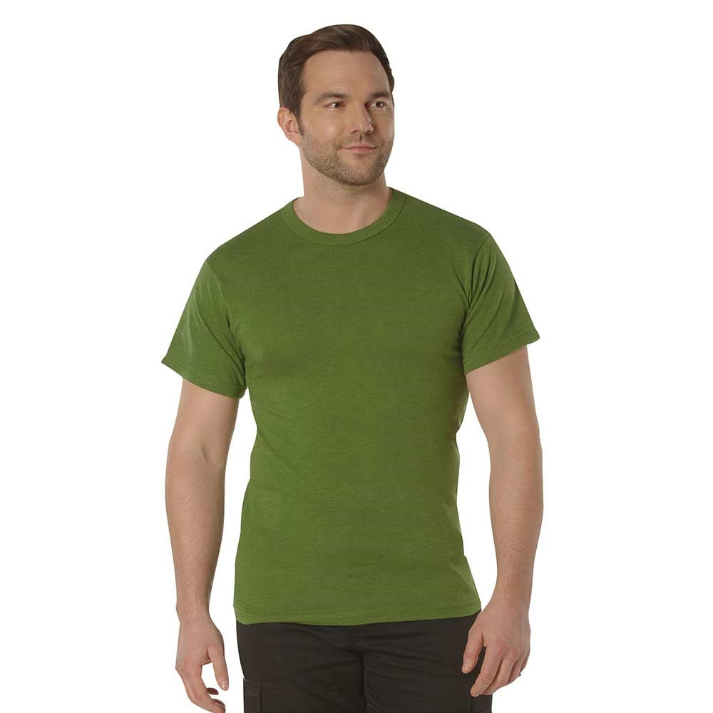 Rothco Solid Heather Green T-Shirt 66675