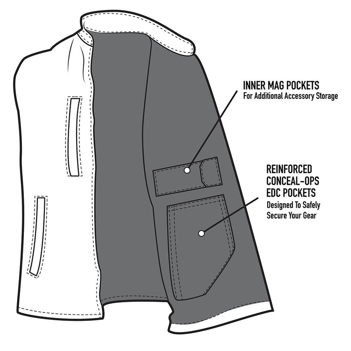 Rothco V2 Concealed Carry Soft Shell Vest 86555