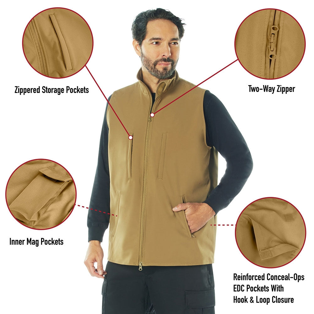 Rothco V2 Concealed Carry Soft Shell Vest 86555