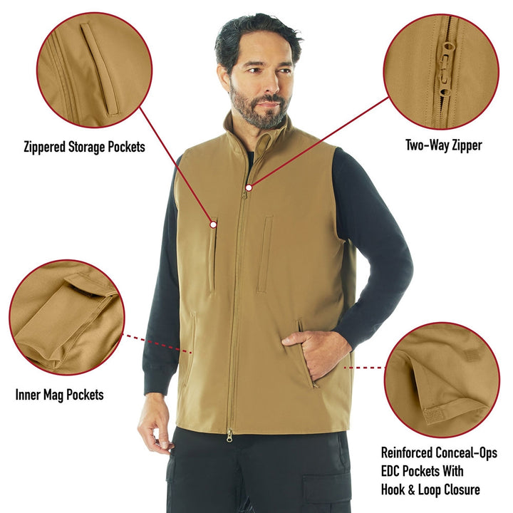 Rothco V2 Concealed Carry Soft Shell Vest 86555