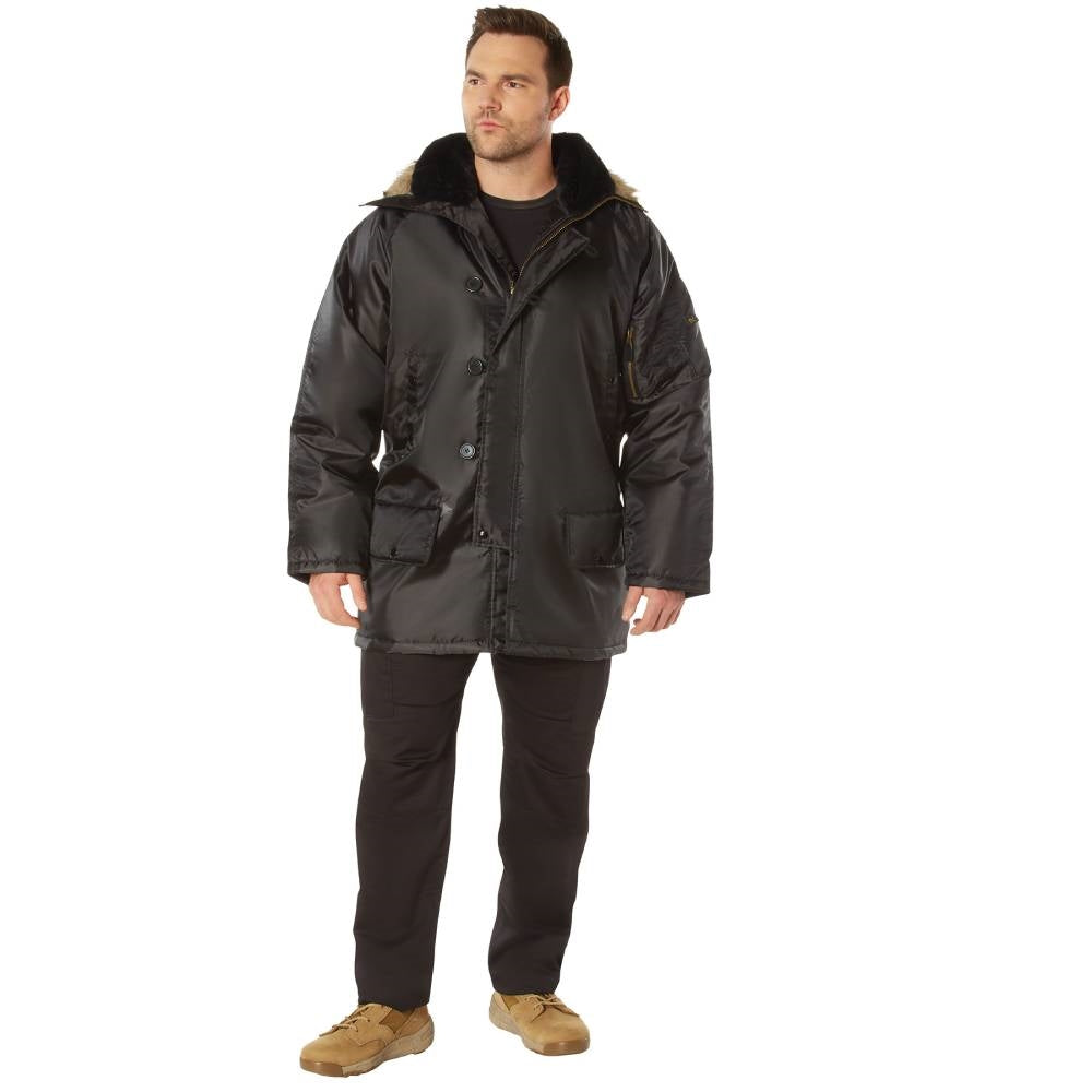 Rothco Black N-3B Snorkel Parka - 9390