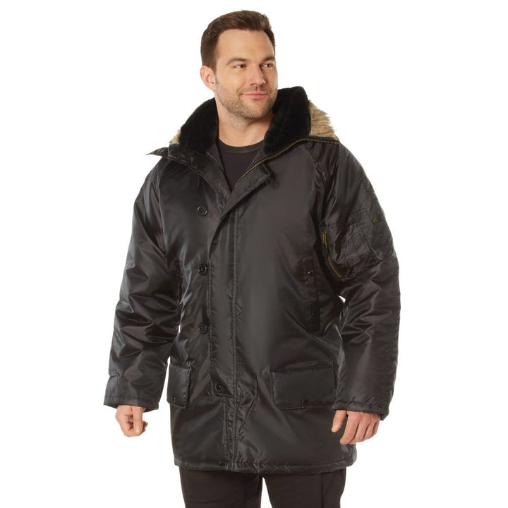 Rothco Black N-3B Snorkel Parka - 9390