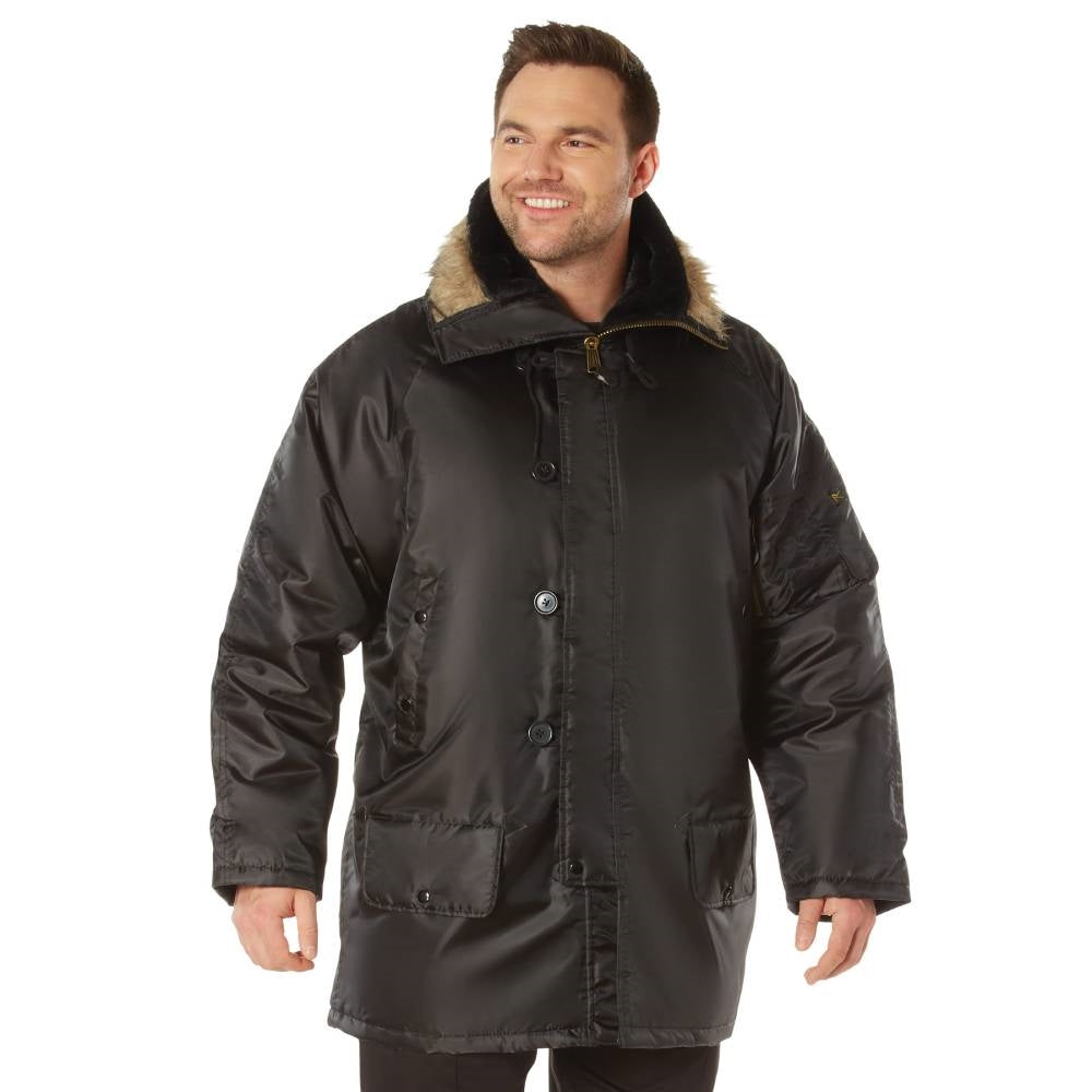 Rothco Black N-3B Snorkel Parka - 9390