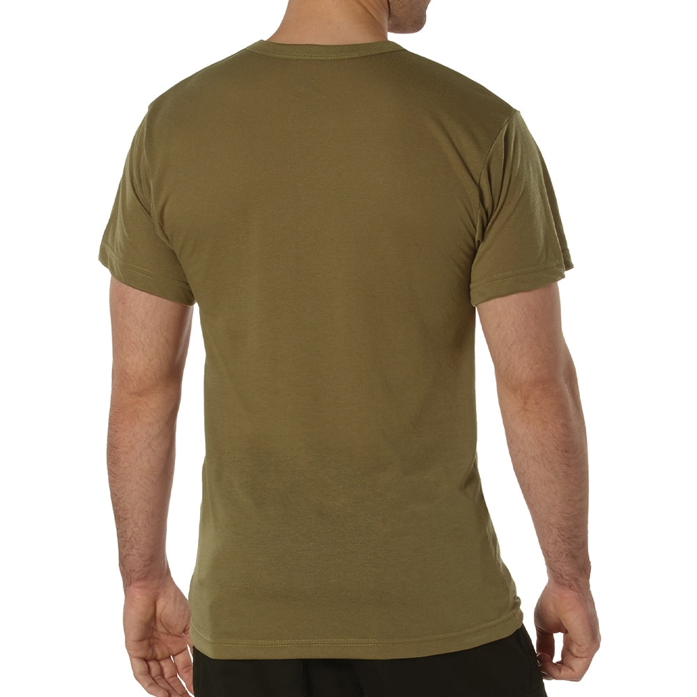 Rothco Moisture Wicking Brown Pocket T-Shirt 56930