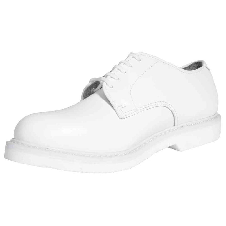 Rothco White Uniform Oxford Leather Shoes 50850