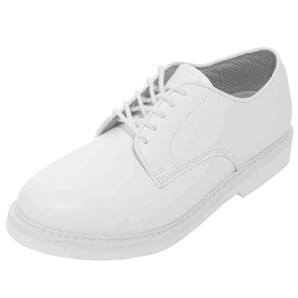 Rothco White Uniform Oxford Leather Shoes 50850
