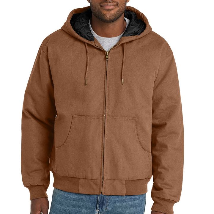 CornerStone Duck Cloth Hooded Work Jacket - J763H