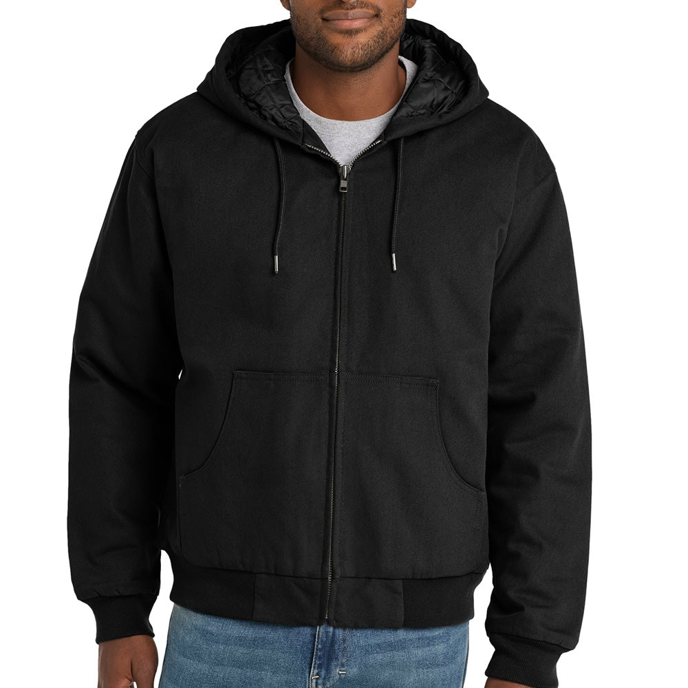 CornerStone Duck Cloth Hooded Work Jacket - J763H