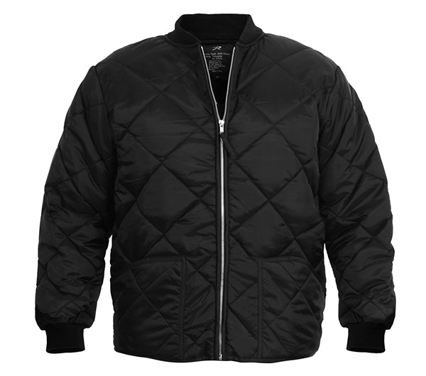Rothco Black Diamond Quilted Flight Jacket 7230