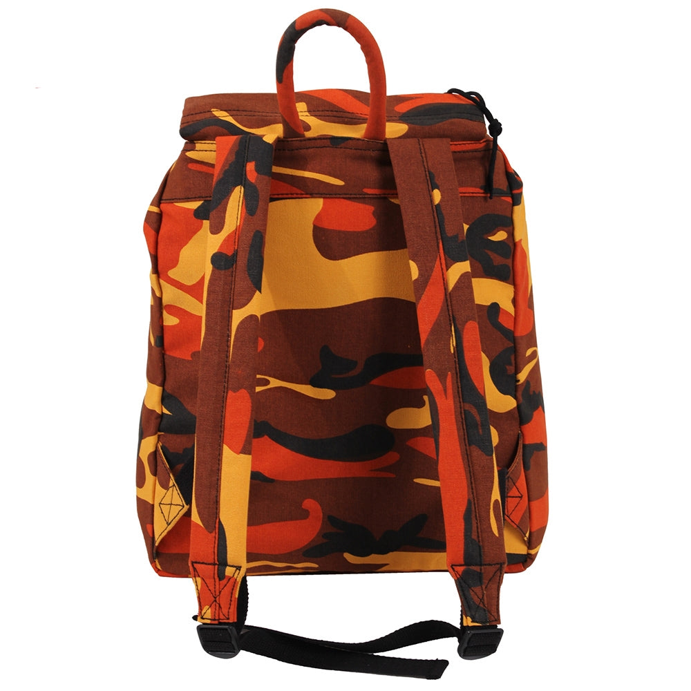 Rothco Savage Orange Camo Canvas Day Pack 2382