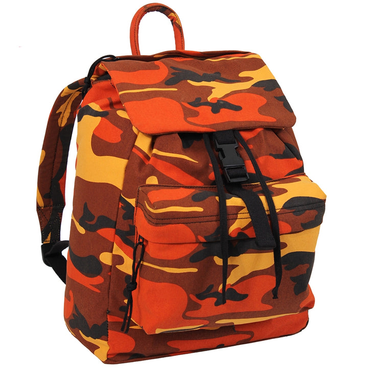 Rothco Savage Orange Camo Canvas Day Pack 2382