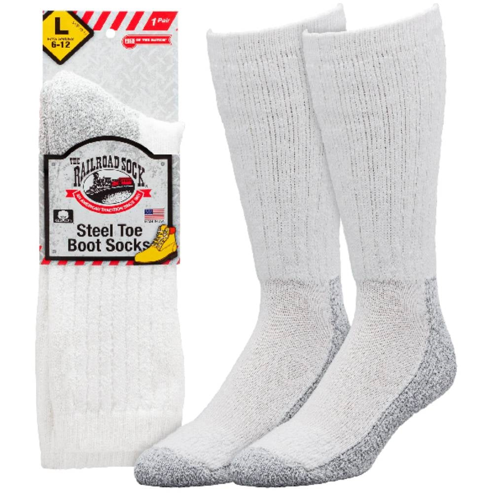 Railroad Socks Steel Toe Boot Crew Socks 6124