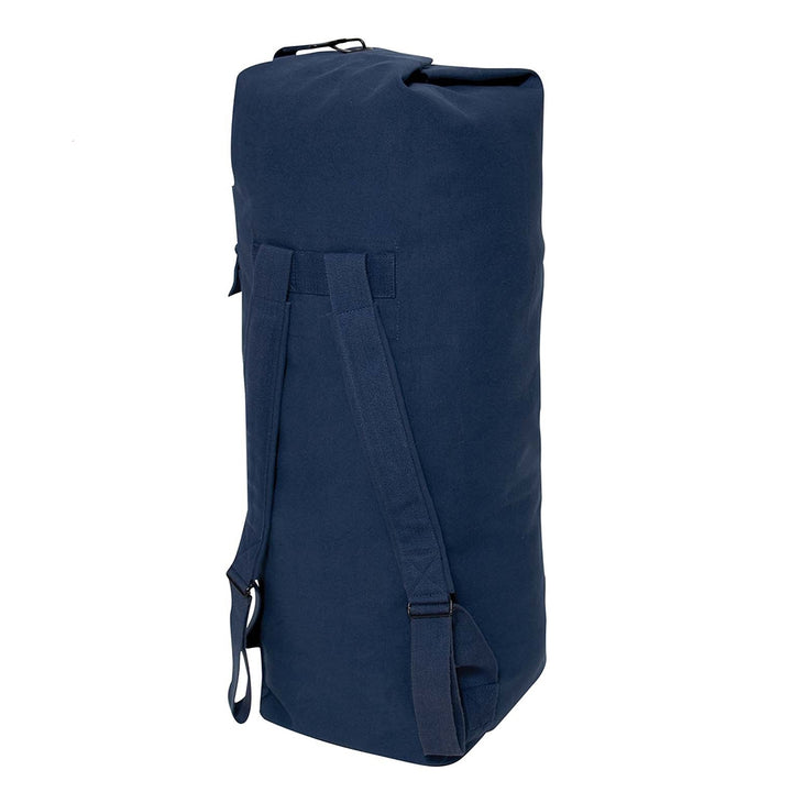 Rothco Navy Canvas Double Strap Duffle Bag - 3641