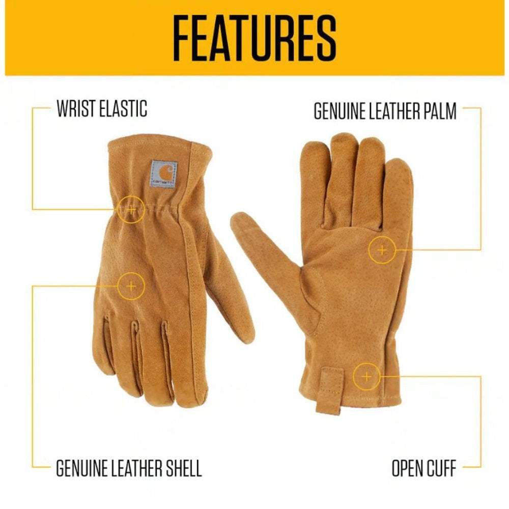 Carhartt Leather Open Cuff Glove GW0868M