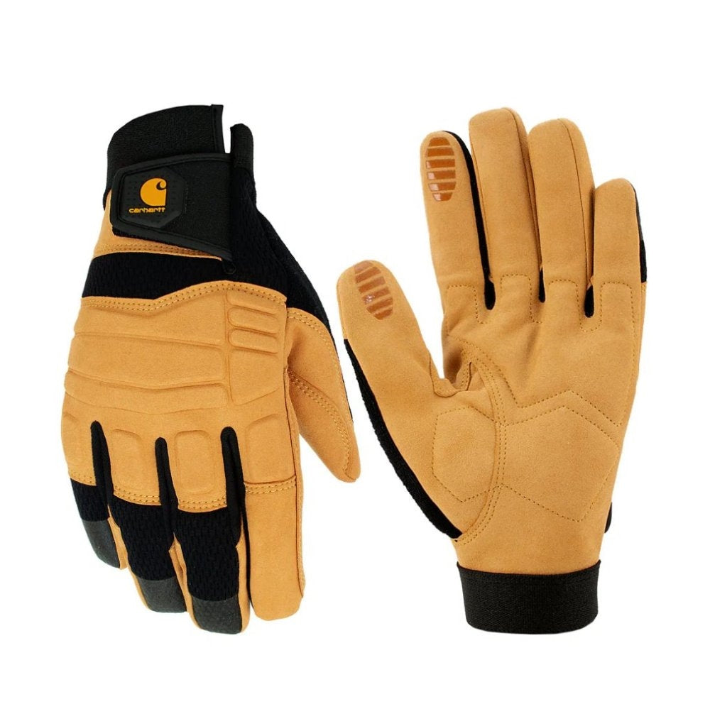 Carhartt Synthetic Leather High Dexterity Molded Knuckle Secure Cuff Glove GD0778M