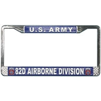 Mitchell Proffitt LFA09 US Army 82D Airborne Division License Plate Frame.