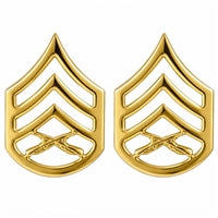 USMC Corporal Gold Metal Chevrons Set MC-103
