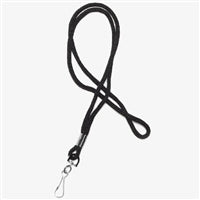 Rothco Black Whistle Lanyards 10399
