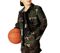 Rothco Kids Woodland Camo BDU Shirt 66102