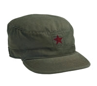 Rothco Olive Drab Red Star Vintage Cap - 4518