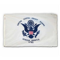 Valley Forge Perma-Nyl 3x5 FT Nylon Coast Guard Flag 35236940