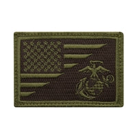 Rothco USMC Globe and Anchor US Flag Morale Patch 1738