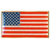 Rothco Classic Rectangular US Flag Lapel Pin 1867