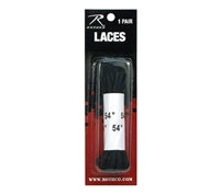 Rothco Black Nylon Boot Laces - 6171