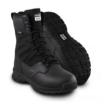 Original S.W.A.T Protec 8 Inch Side Zip Polishable Toe Waterproof Tactical Duty Boot 106501