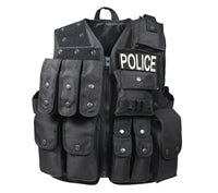 Rothco Black Tactical Raid Vest - 6785