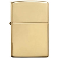 Zippo Classic Brushed Brass Lighter 204B