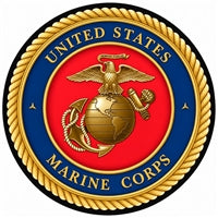 US Marine Corps Crest Sticker D272-M