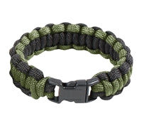 Rothco Black and Olive Drab Paracord Bracelet - 921