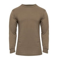 Rothco Brown Long Sleeve Solid T-Shirt - 60217