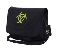 Rothco Black Vintage Bio-Hazard Shoulder Bag - 99139