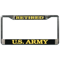 Mitchell Proffitt US Army Retired License Plate Frame LFA02