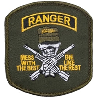 Army Ranger Mess With The Best Patch N-141