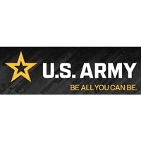 US Army Star Bumper Sticker D511-A