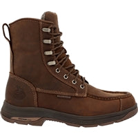 Georgia Athens Superlyte 8 Inch Moc Toe Side Zipper Waterproof Slip Resistant Work Boot GB00724