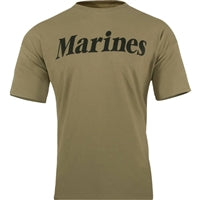 Rothco Coyote Brown Marines PT T-Shirt 60600